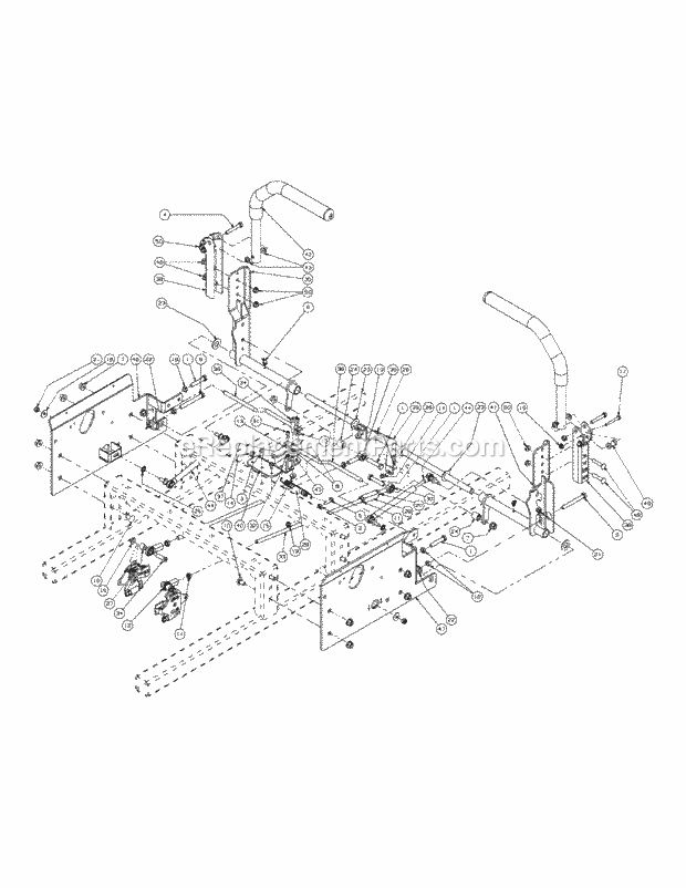 Control Assembly (2009) Diagram and Parts List for M60-KH 53AH8CT6050 Cub Cadet Sprayer
